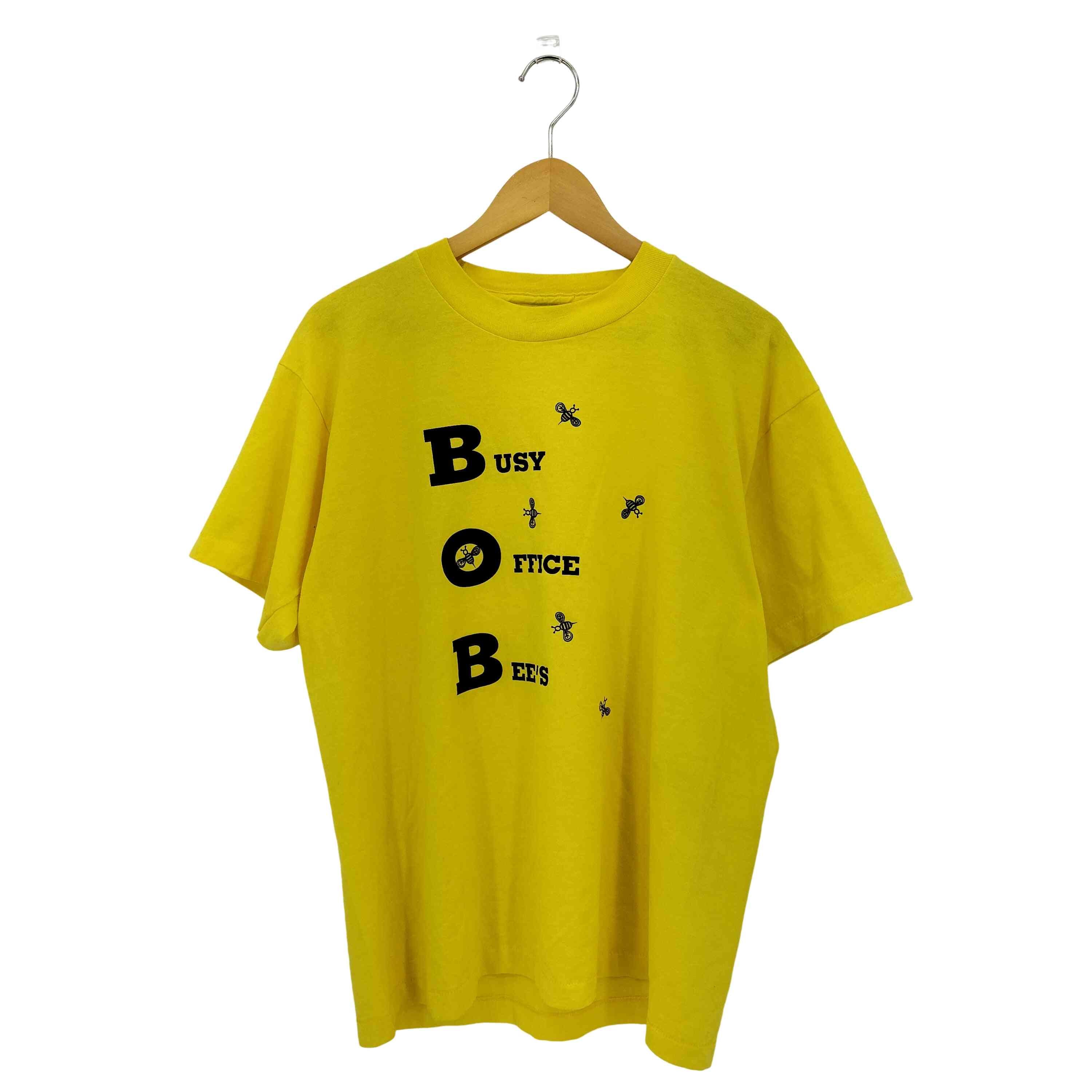 80s USA製 プリント クルーネック S/S Tシャツ【1139691470874】