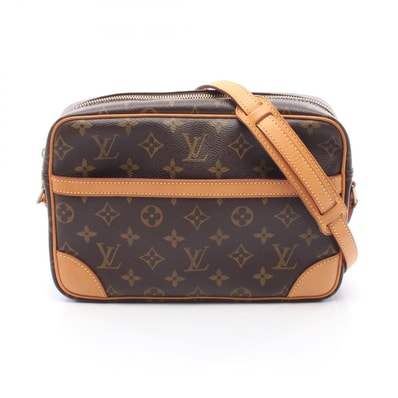 ルイ・ヴィトン LOUIS VUITTON トロカデロ27 ショルダーバッグ バッグ PVCコーティングキャンバス レザー モノグラム レディース ブラウン系 M51274 【中古】