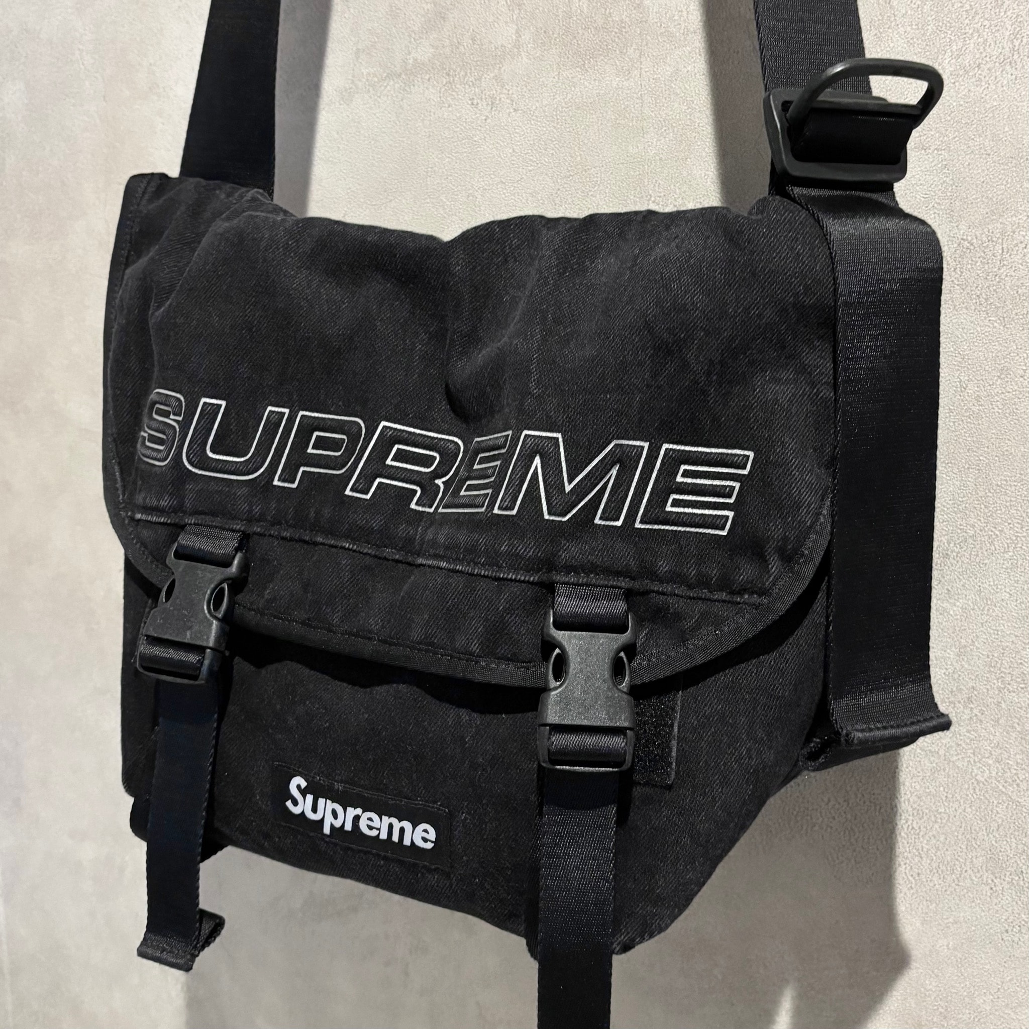 Supreme Denim Messenger Bag 