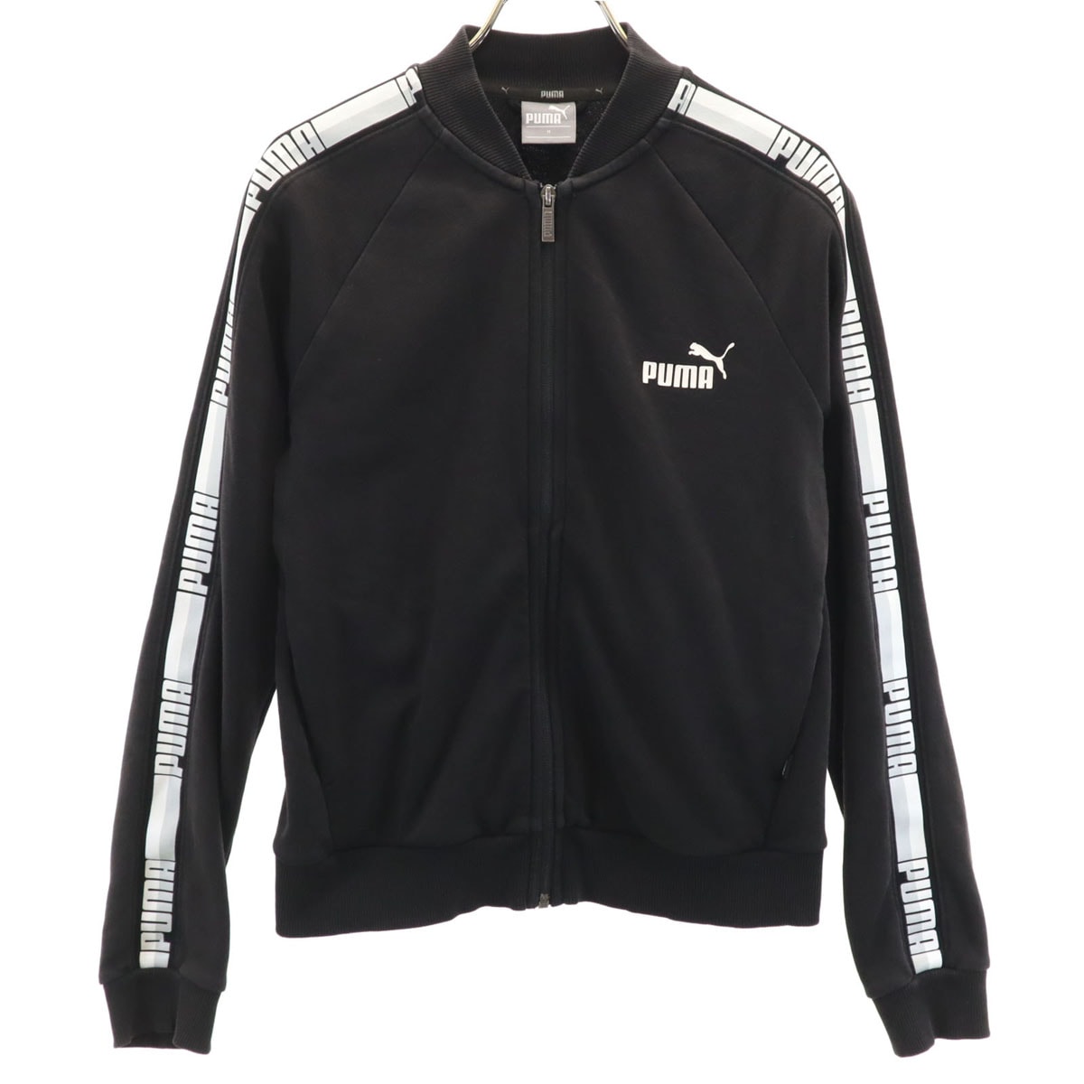 PUMA プーマ スウェット ブルゾン M ブラック ボンバージャケット