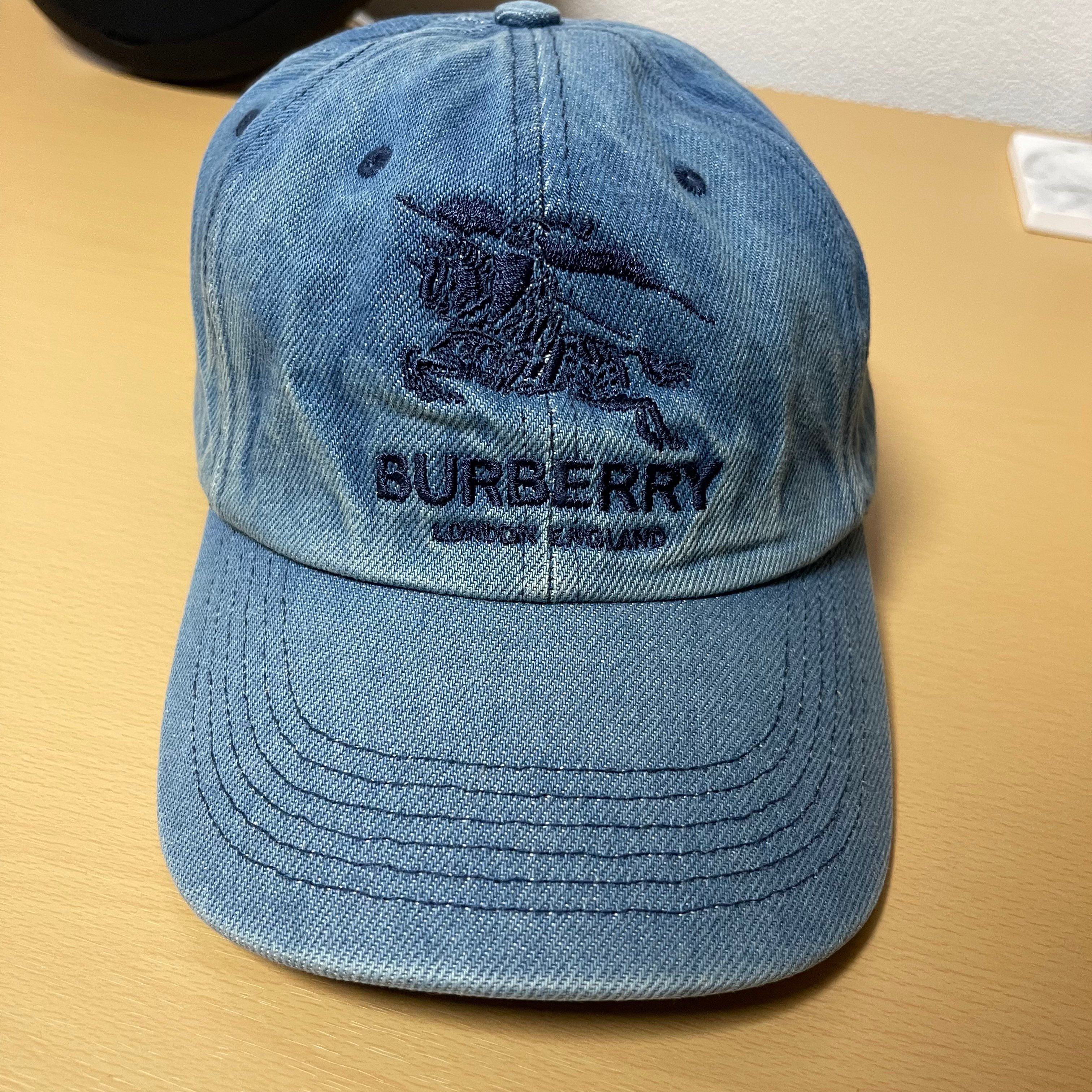 Supreme / Burberry Denim 6 Panel "Blue"
