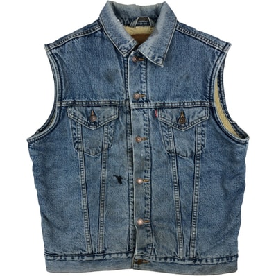 古着 リーバイス Levi's デニムボアベスト メンズXL相当/eaa607681