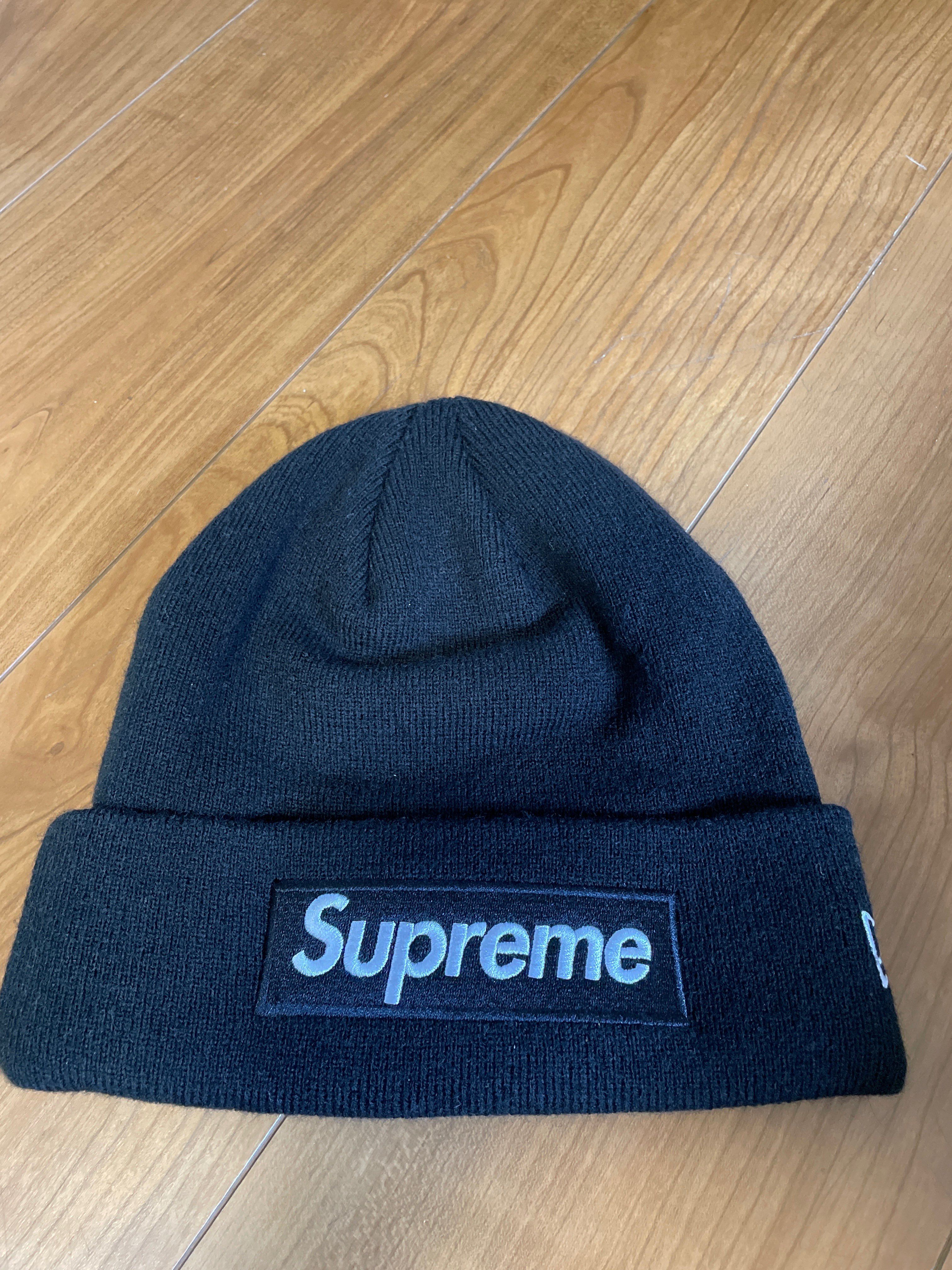 Supreme New Era® Box Logo Beanie "Black" (21FW)