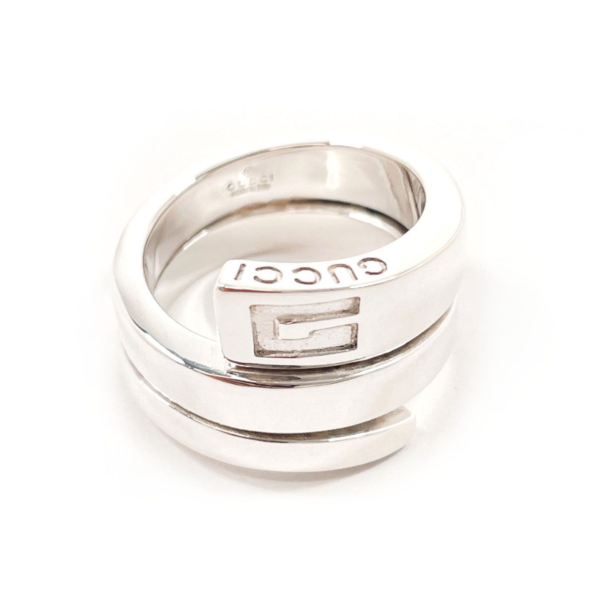 グッチ リング・指輪 Gロゴ スネーク    シルバー