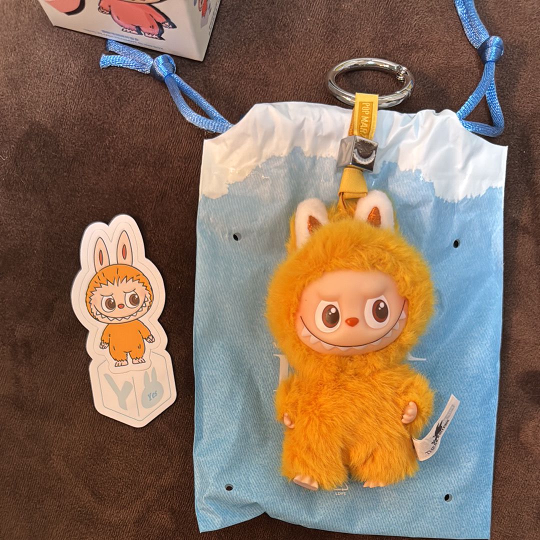 POP MART THE MONSTERS (LABUBU) Pin for Love Series-Vinyl Plush Pendant (N-Z) Y