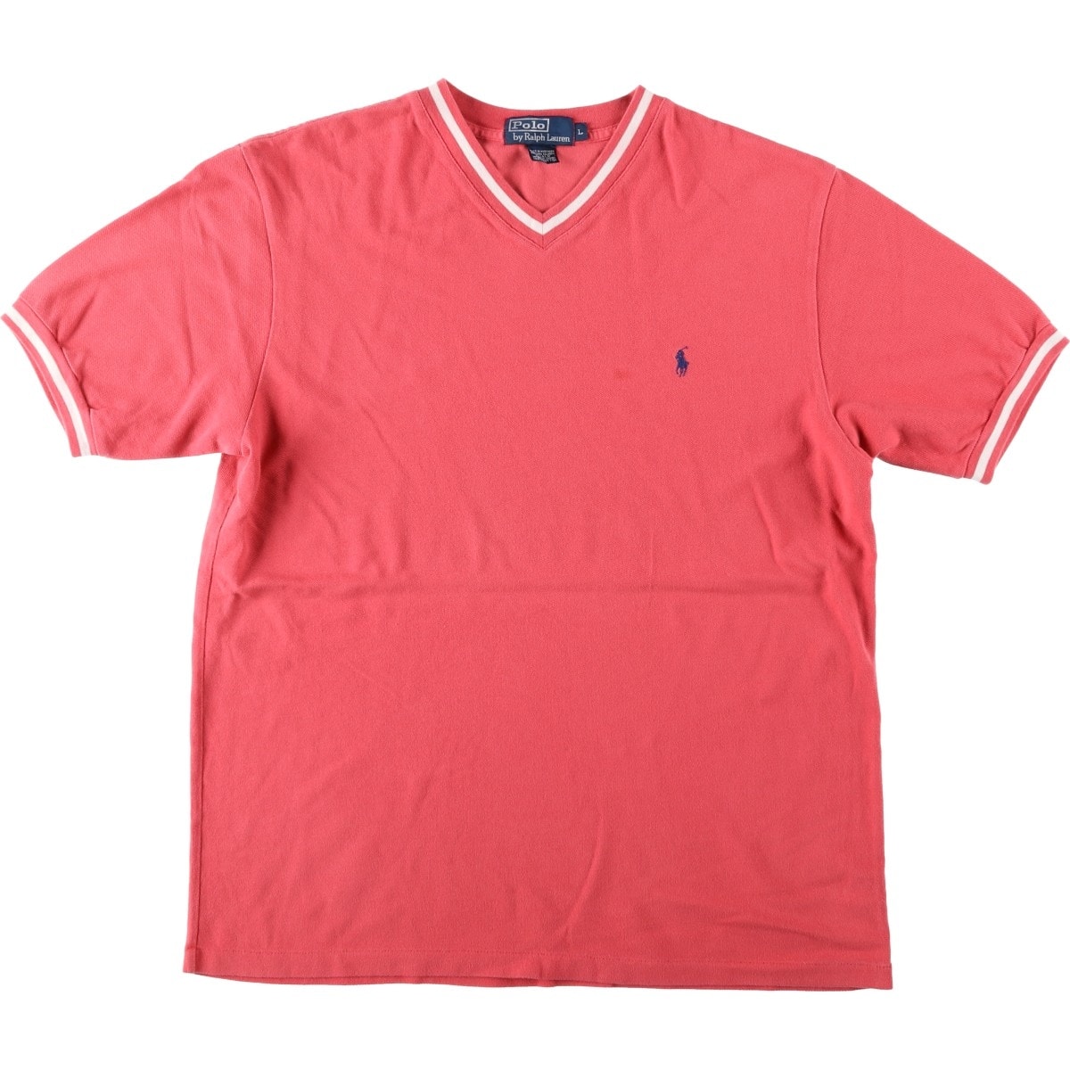 古着 ラルフローレン Ralph Lauren POLO by Ralph Lauren 半袖VネックTシャツ メンズL相当/eaa622033