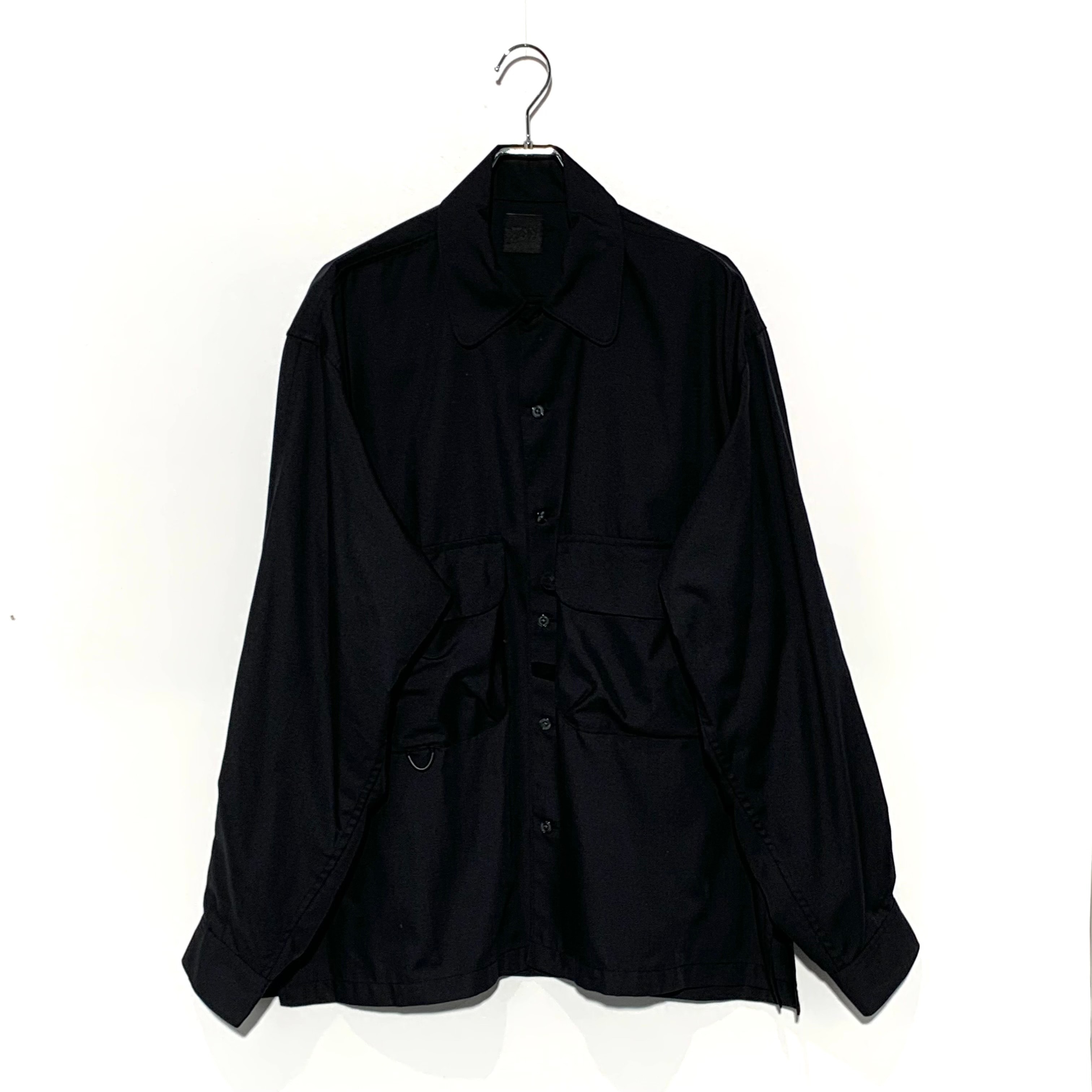 DAIWA PIER39 Tech Sports Open Collar Shirt L/S "Black"