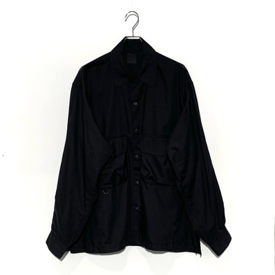 DAIWA PIER39 Tech Sports Open Collar Shirt L/S "Black"