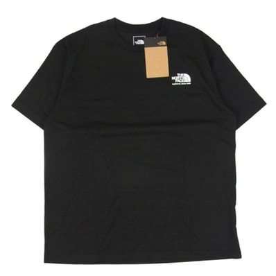 THE NORTH FACE ノースフェイス Tシャツ NT32407 S/S Historical Logo Tee ヒストリカル ロゴ プリント 半袖 Tシャツ カットソー ブラック系 XL【新古品】【未使用】【中古】