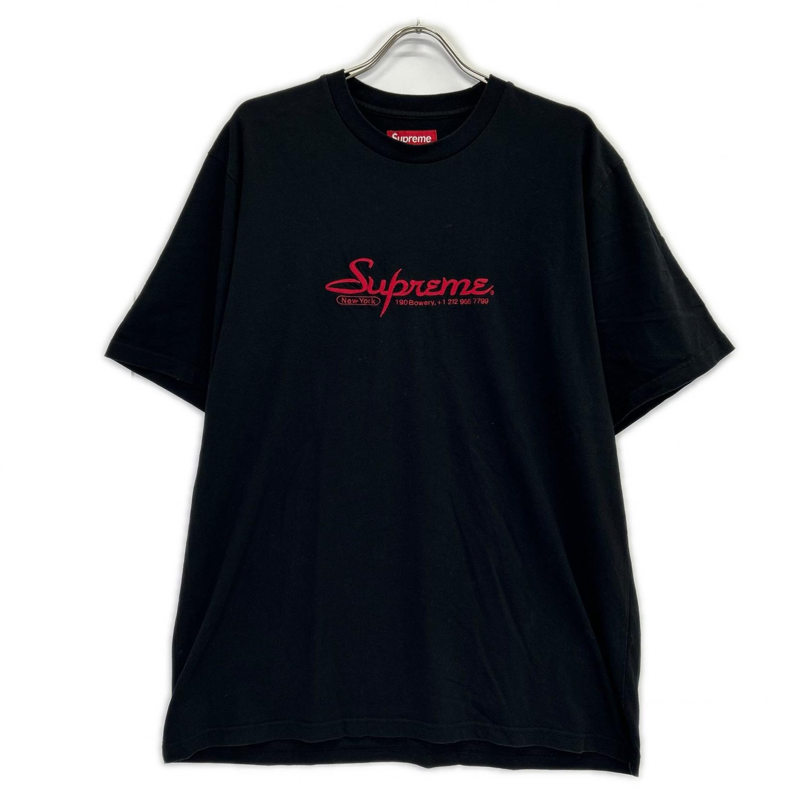 シュプリーム 24SS ブラック Contact S/S 半袖Tシャツ L