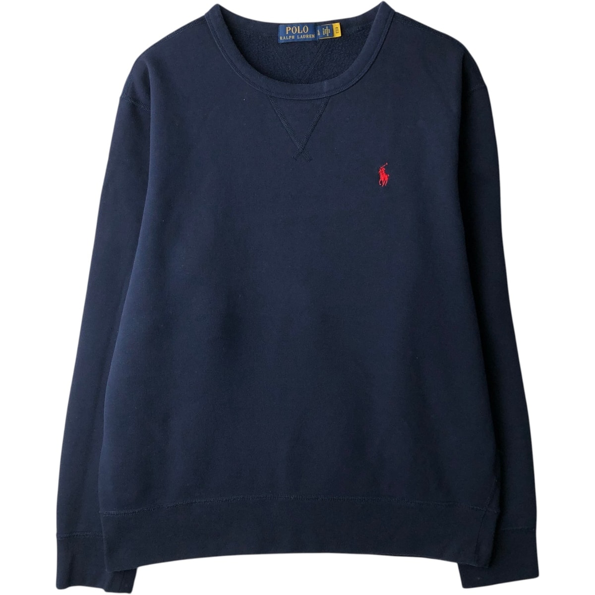 古着 ラルフローレン Ralph Lauren POLO RALPH LAUREN ワンポイントロゴスウェットシャツ トレーナー メンズL相当/eaa630509