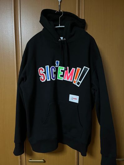 Supreme / WTAPS Sic'em! Hooded Sweatshirt "Black"