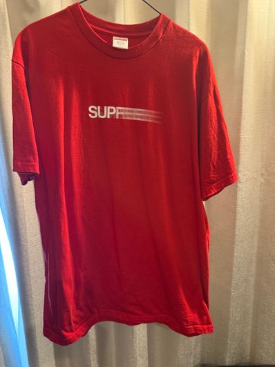 Supreme Motion Logo Tee "Red" (23SS)