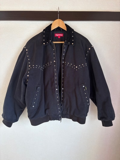 Supreme x B.B. Simon Studded Work Jacket "Black"