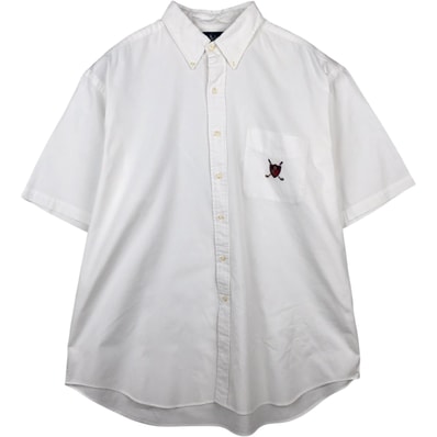 古着 ラルフローレン Ralph Lauren TILDEN 半袖 ボタンダウンシャツ メンズXL相当/eaa641027