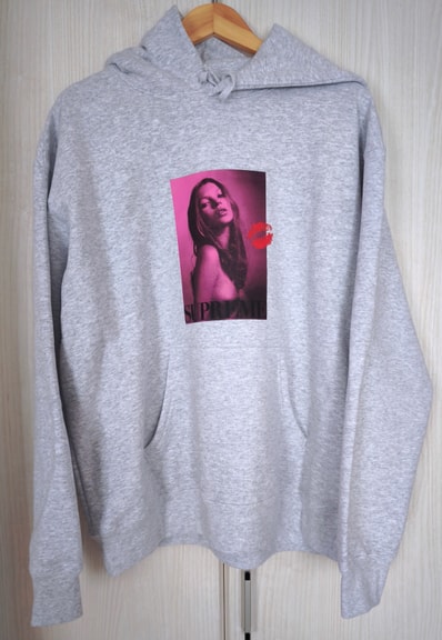 Supreme Kate Moss Hooded Sweatshirt "Ash Grey"