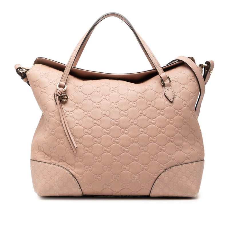 グッチ グッチシマ ハンドバッグ ショルダーバッグ 2WAY 353120 ピンク レザー レディース GUCCI 【中古】