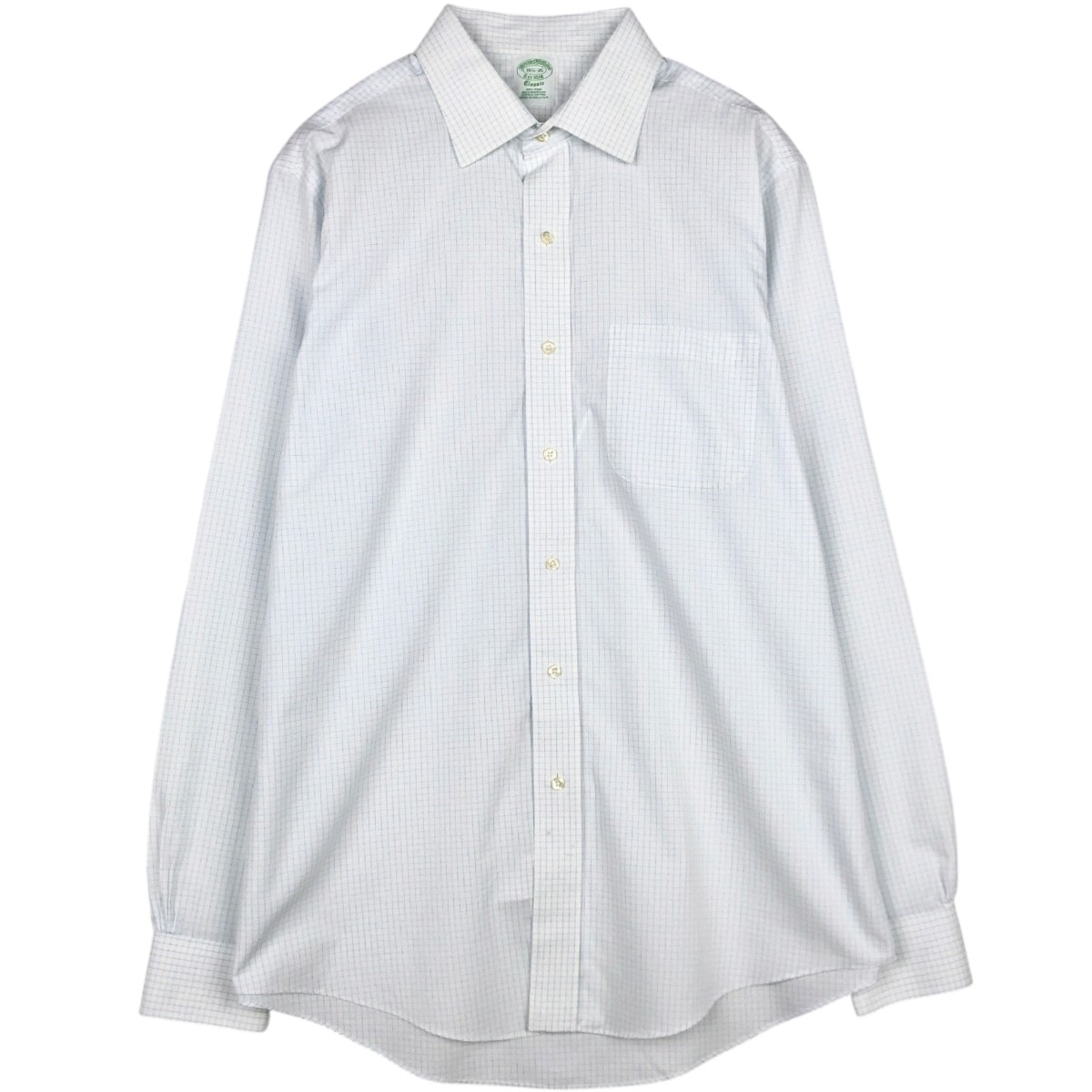 古着 ブルックスブラザーズ Brooks Brothers Est.1818 classic ワイドカラー 長袖 ボタンダウンチェックシャツ メンズL相当/eaa676457