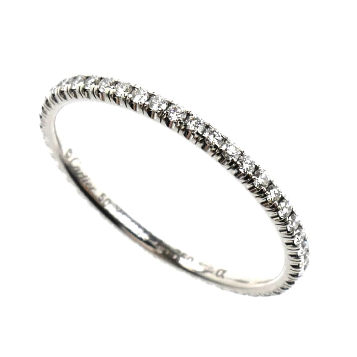CARTIER カルティエ K18WG ホワイトゴールド フルエタニティ リング・指輪 B4210450 ダイヤモンド 10号 50 1.2g レディース【中古】【美品】