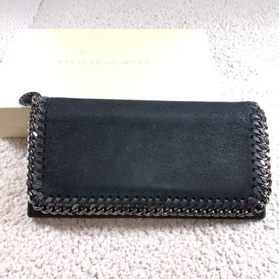 Stella McCartney Falabella Continental Wallet "Black"