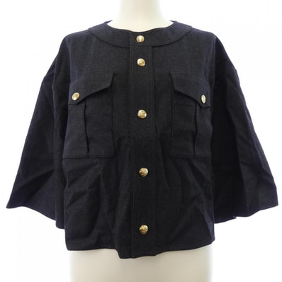 セリーヌ CELINE クロップトップ トリオンフ 2B708561F ノーカラージャケット