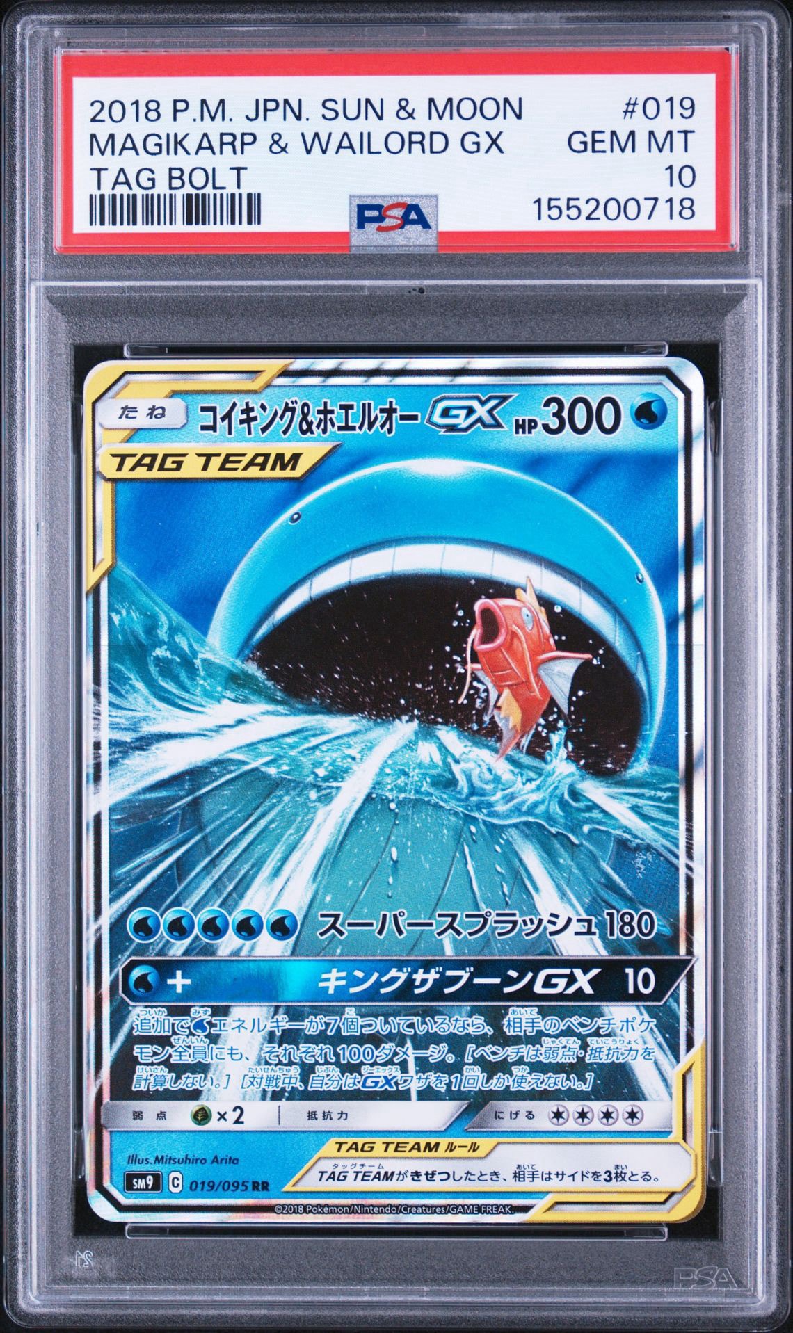 コイキング&ホエルオーGX RR [SM9 019/095](拡張パック「タッグボルト」)