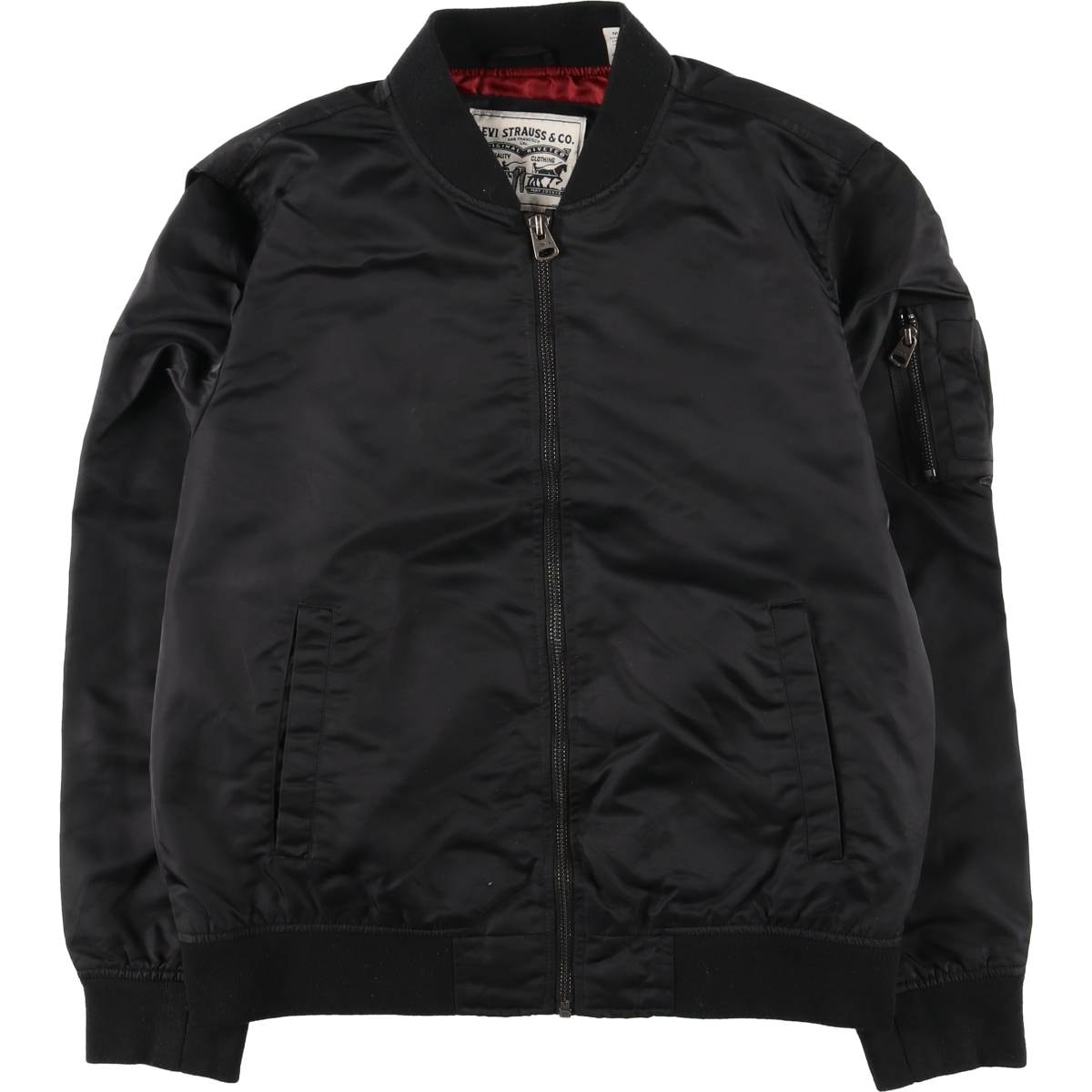 古着 民間品 リーバイス Levi's MA-1タイプ ミリタリー フライトジャケット メンズM相当/eaa612729