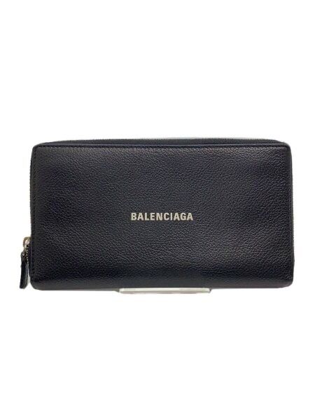 BALENCIAGA Cash Continental Wallet ”Black”