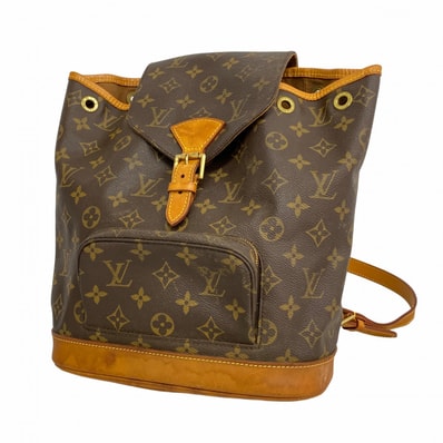 【6dd5366】ルイヴィトン リュック・デイパック モノグラム モンスリMM M51136 ブラウン【中古】レディース
