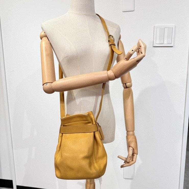 C (やや傷や汚れあり)】COACH（コーチ）4156 ヴィンテージ 巾着型