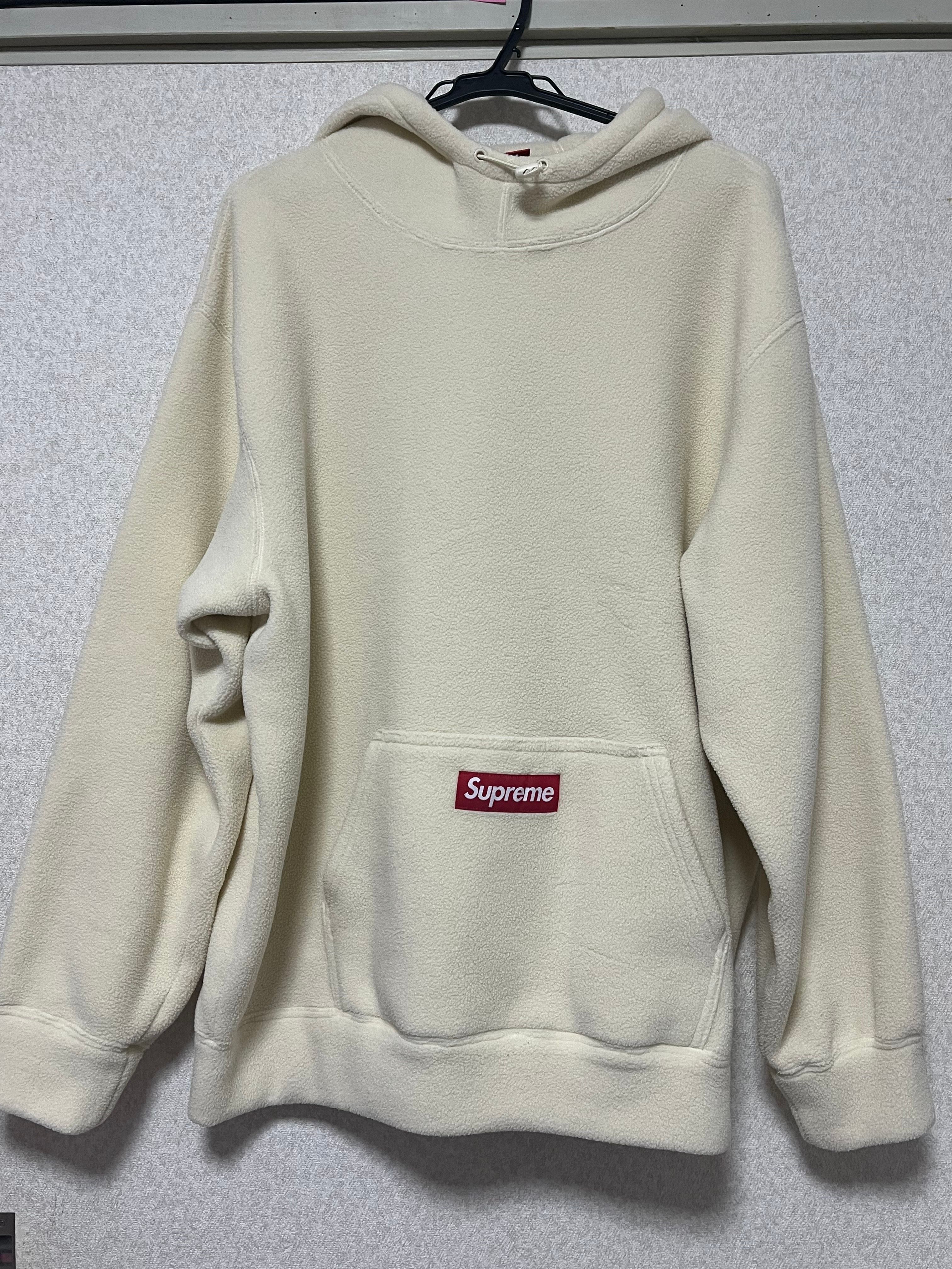 Supreme Polartec Hooded Sweatshirt "Natural"