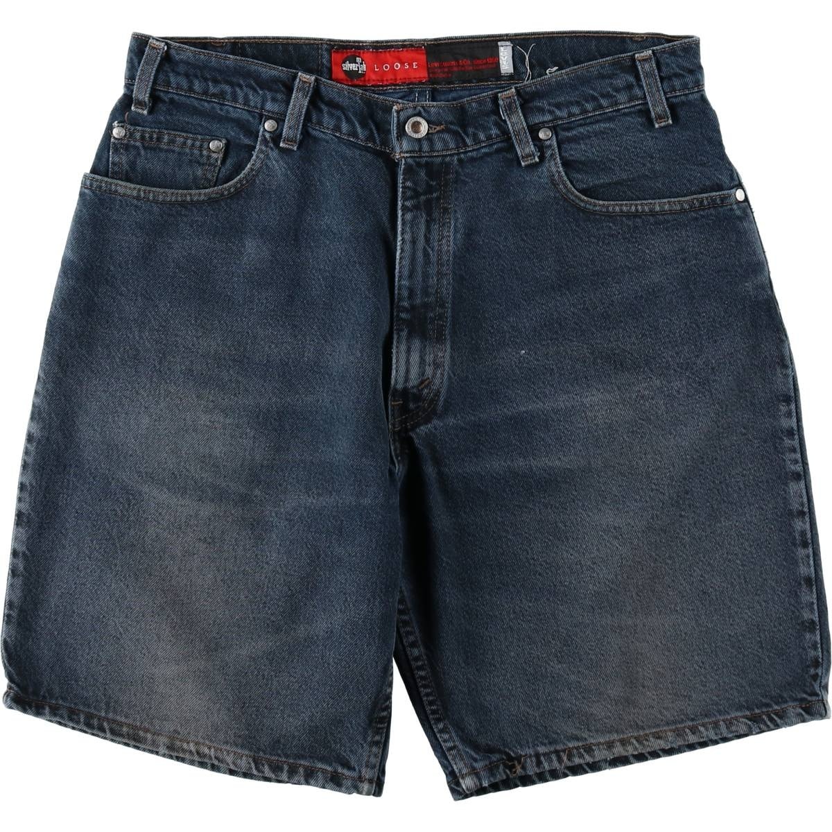 古着 90年代 リーバイス Levi's SILVER TAB シルバータブ LOOSE ルーズ デニムショーツ ショートパンツ USA製 メンズw36相当 ヴィンテージ/eaa647982