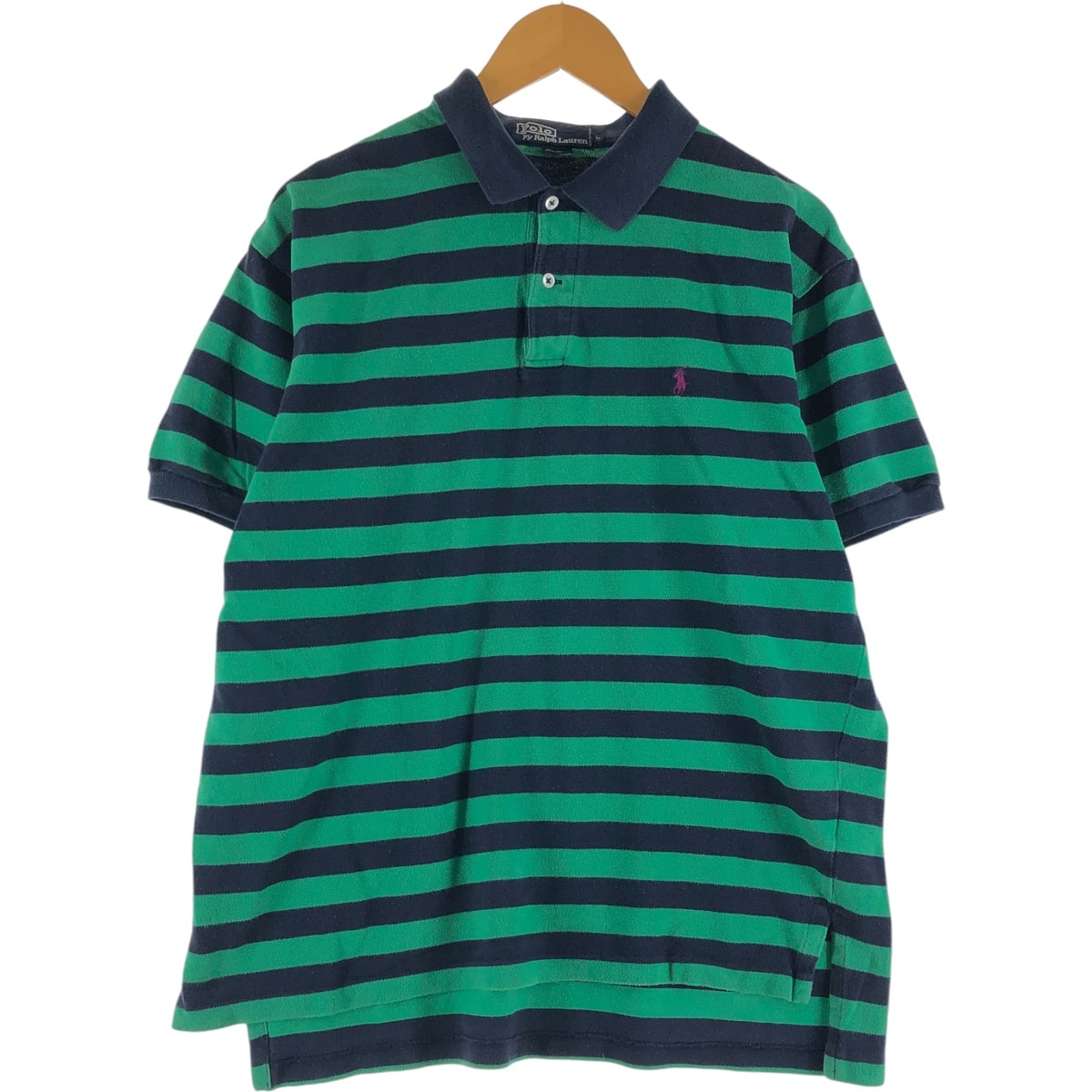 古着 ラルフローレン Ralph Lauren 半袖 ポロシャツ メンズL相当/eaa533063