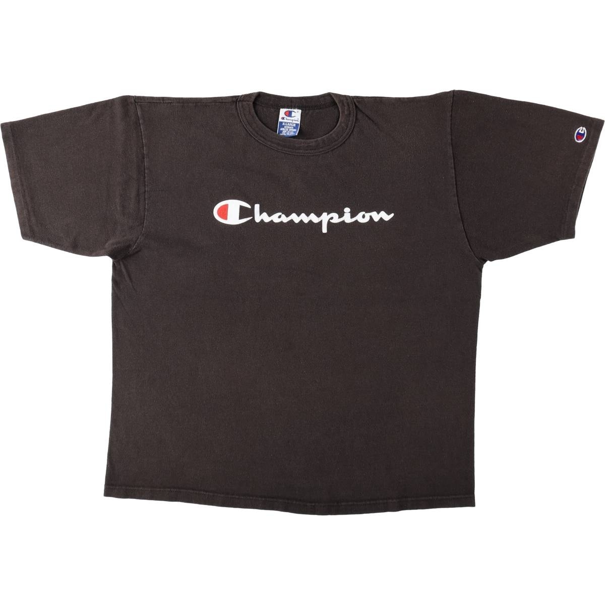 古着 90年代 チャンピオン Champion AUTHENTIC ATHLETICAPPAREL ロゴプリントTシャツ USA製 メンズXL相当 ヴィンテージ/eaa666665