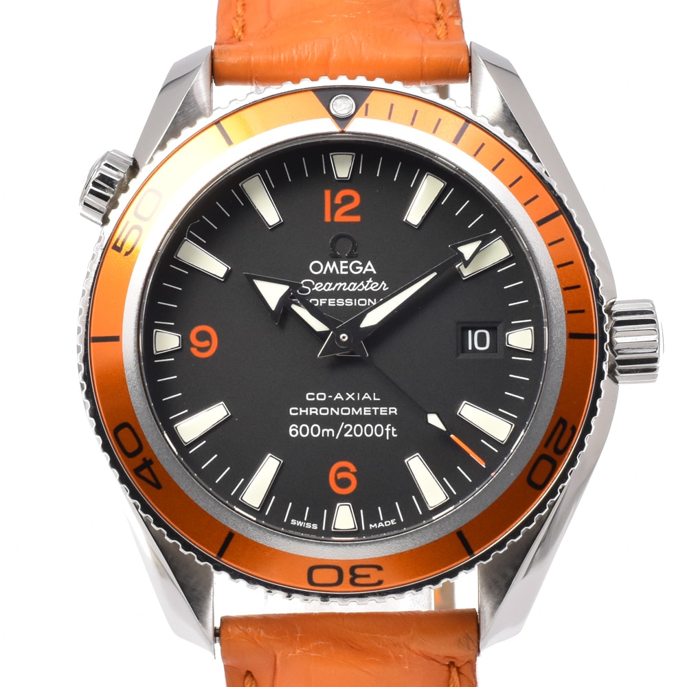 オメガ OMEGA 2909.50.83 シーマスター プラネットオーシャン 600 コーアクシャル 自動巻き メンズ N#145657