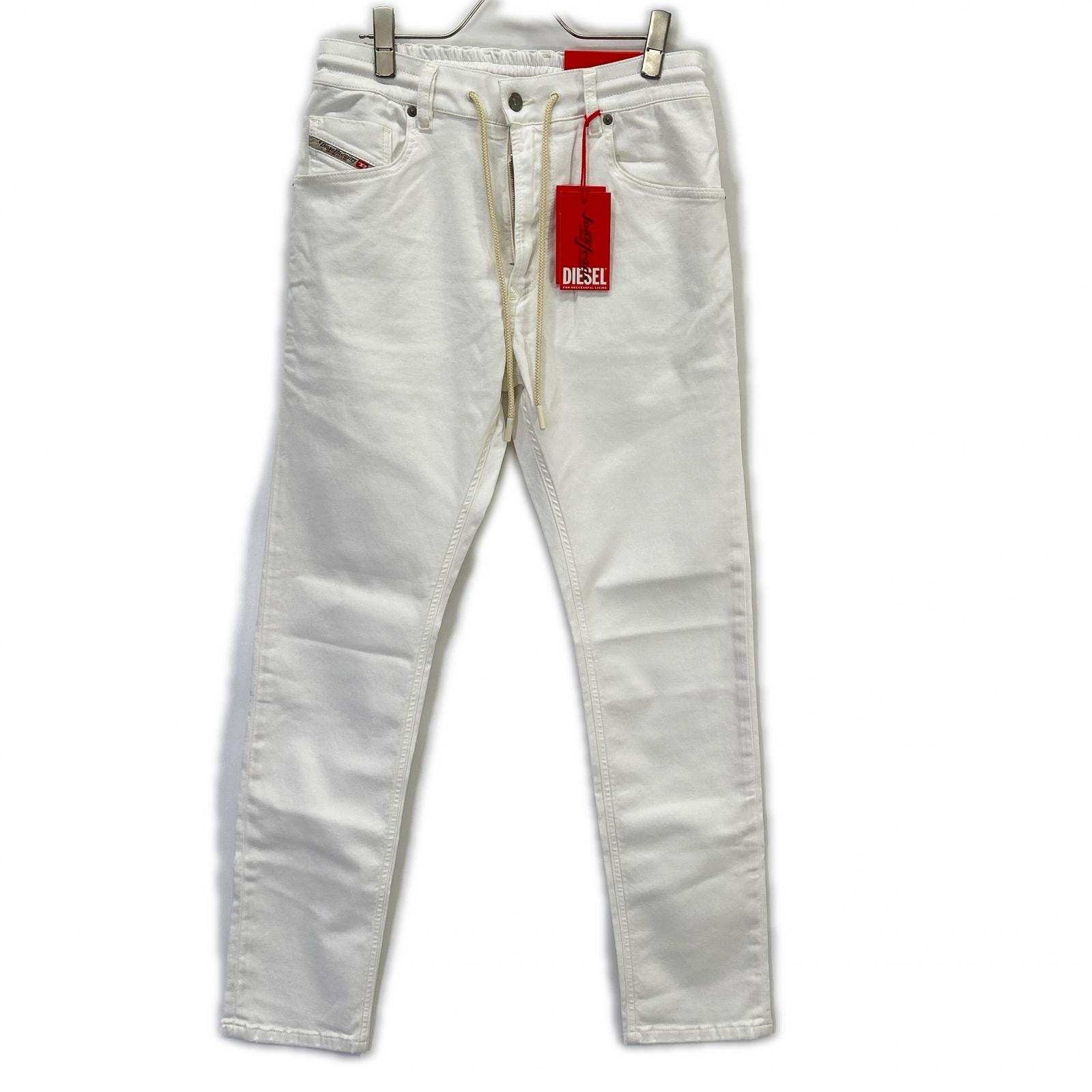 ディーゼル 25SS 068HX ホワイト D-Krooley Joggjeans ジョグジーンズ パンツ 28