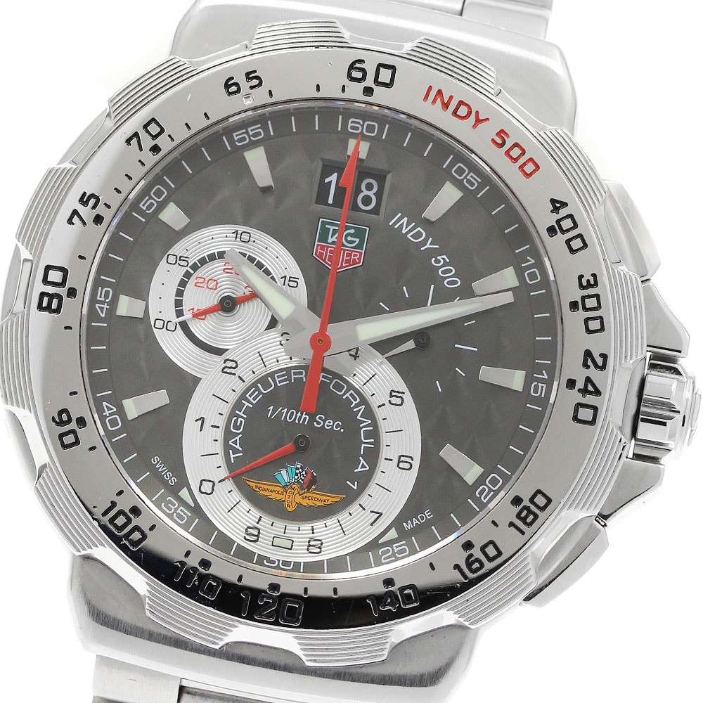 タグホイヤー フォーミュラ1 グランドデイト インディ500 メンズ 【中古】
