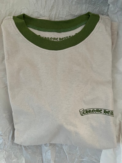 Chrome Hearts Roller Skates Horseshoe S/S T-Shirt "Cement/Green"