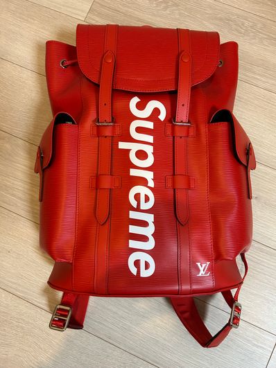 Supreme / Louis Vuitton Christopher Backpack "Red"
