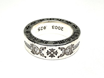 Chrome Hearts Spacer Ring 6mm Dagger Plus "Silver"