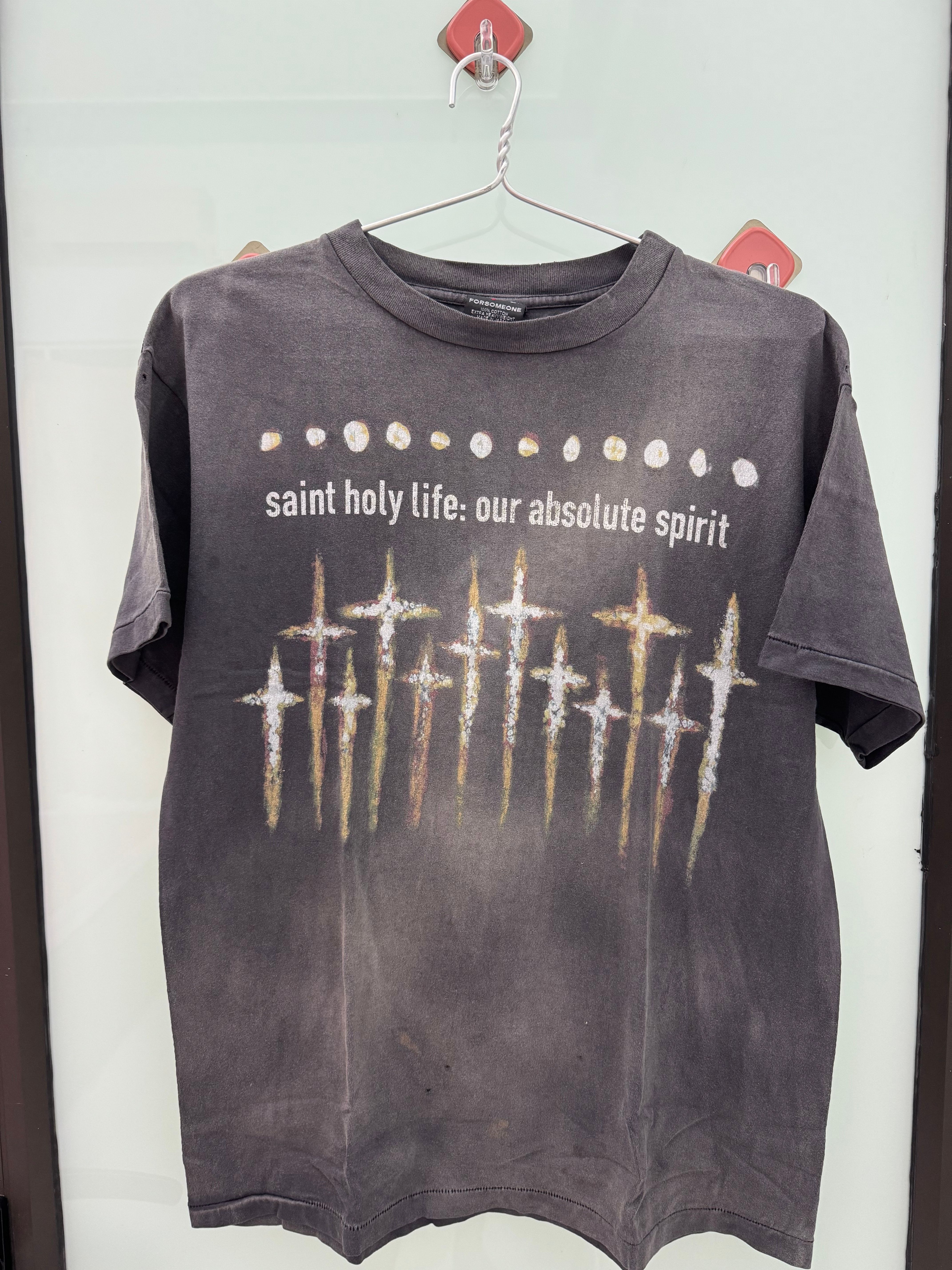 SAINT Mxxxxxx x FORSOMEONE FS_SS T-Shirt/God "Black"