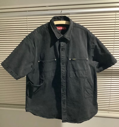 Supreme Loose Fit S/S Denim Painter Shirt "Black"