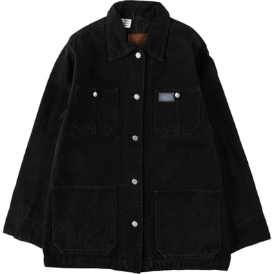 古着 ラルフローレン Ralph Lauren LAUREN JEANS CO ブラックデニムカバーオール レディースM相当/eaa620500