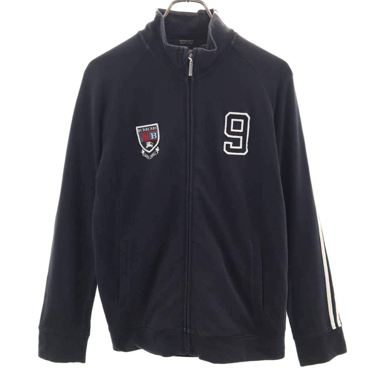 BURBERRY BLACK LABEL バーバリーブラックレーベル スウェット トラックジャケット 2 ブラック 三陽商会
