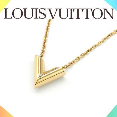 Louis Vuitton Essential V Necklace "Gold"