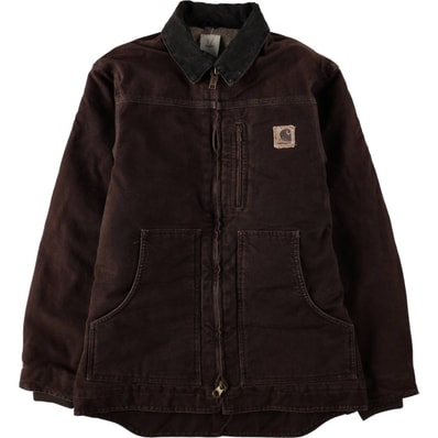 古着 カーハート Carhartt リッジコート 中綿入り ダックワークジャケット メンズS相当/eaa682811