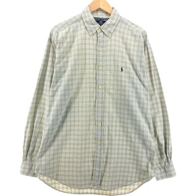 古着 ラルフローレン Ralph Lauren SPORT スポーツ 長袖 ボタンダウンチェックシャツ メンズL相当/eaa549391