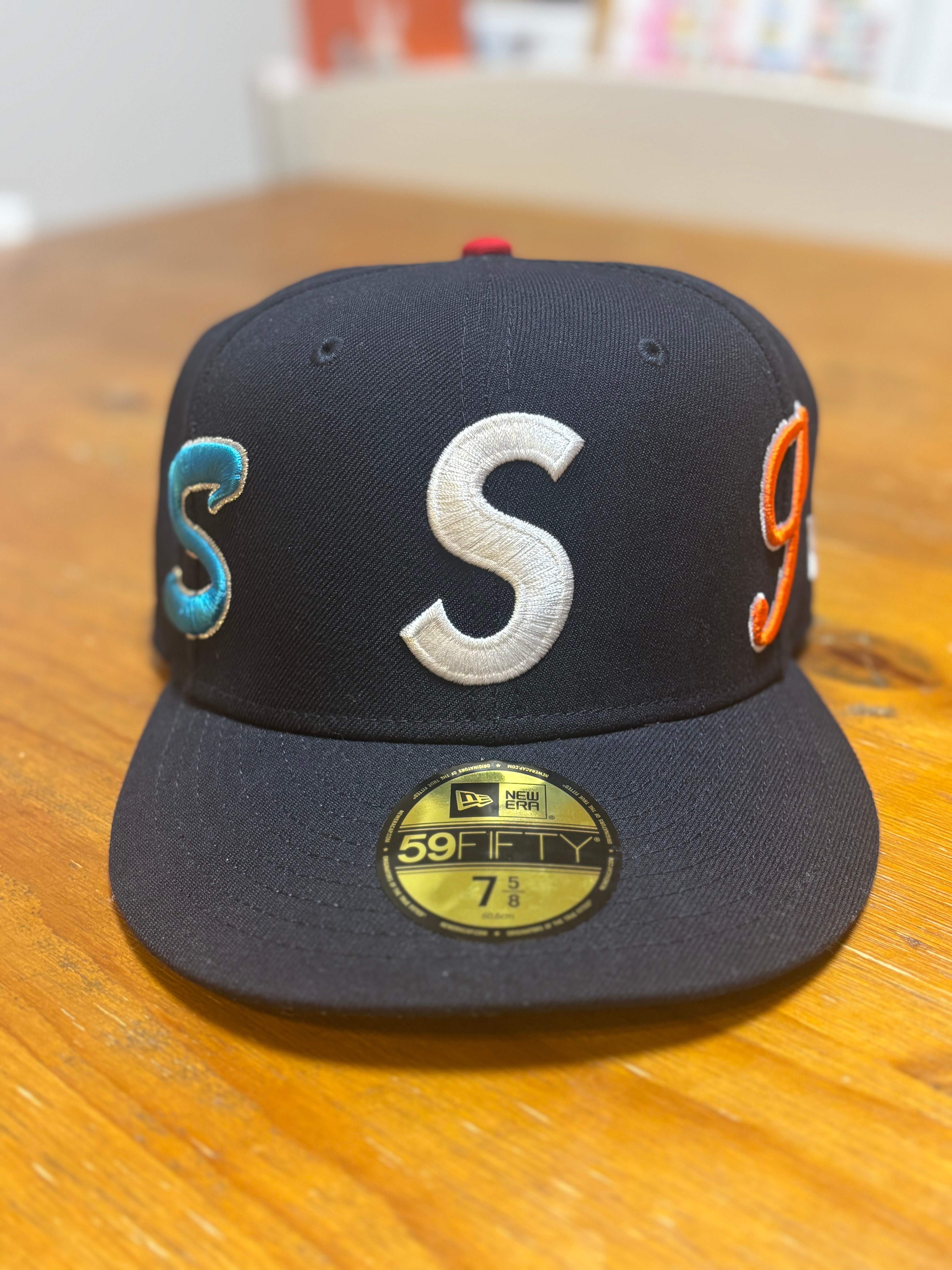 Supreme Multi S Logo New Era "Navy"