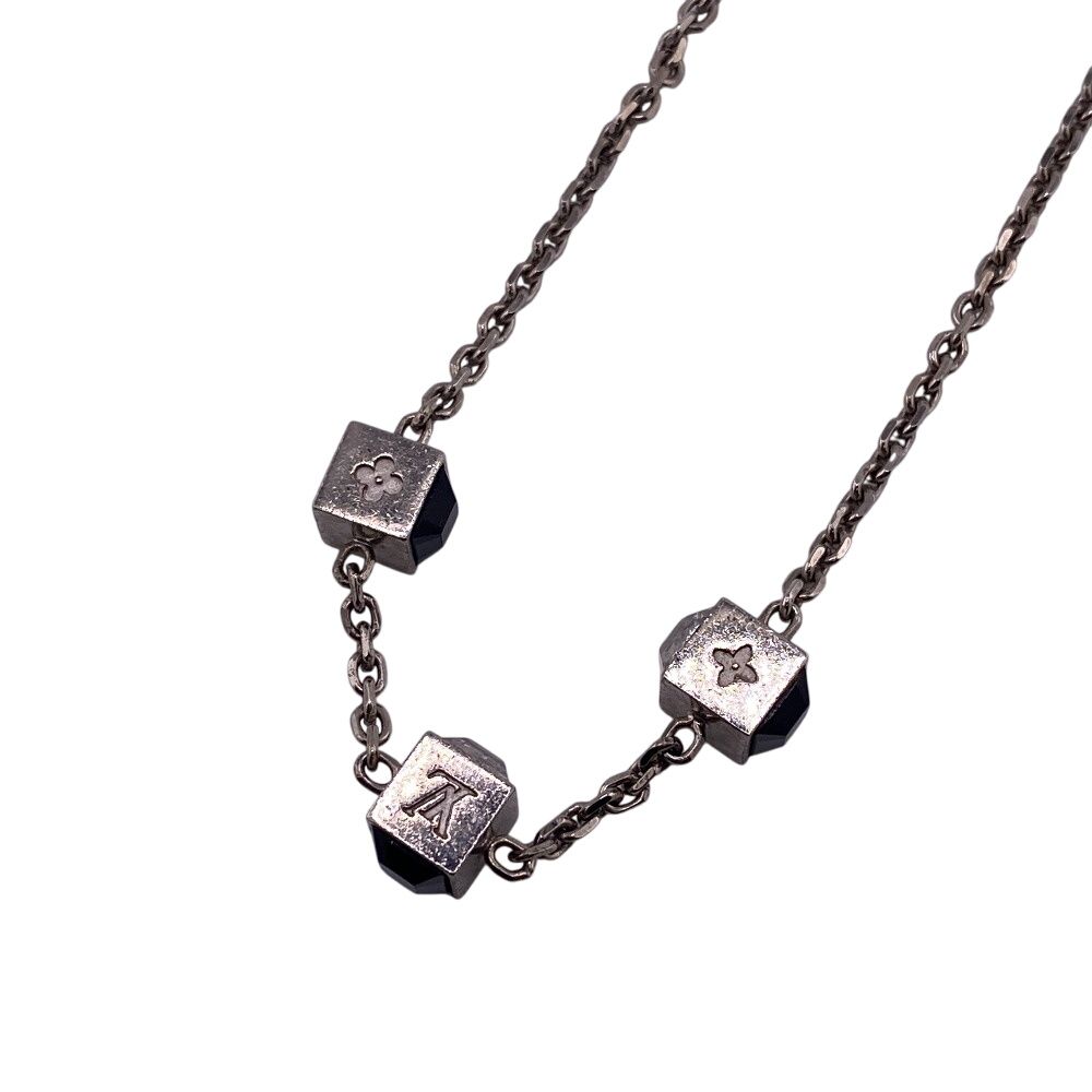 ルイヴィトン LOUIS VUITTON ネックレス コリエ ギャンブル アクセサリー M66671 シルバー