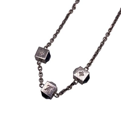 ルイヴィトン LOUIS VUITTON ネックレス コリエ ギャンブル アクセサリー M66671 シルバー